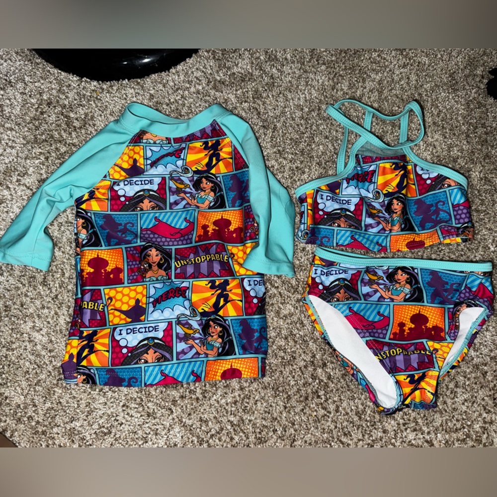 DISNEY JASMINE SWIMSUIT SIZE 2